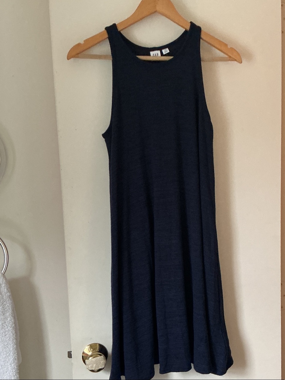 GAP Sleeveless Navy Swing Dress